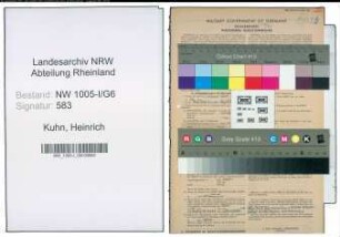 Entnazifizierung Heinrich Kuhn , geb. 09.05.1903 (Lehrer)