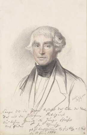 Bildnis Thiersch, Friedrich Wilhelm (1784-1860), Philologe, Pädagoge, Bibliothekar