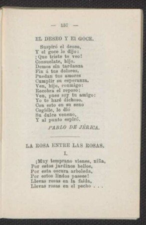 El deseo y el goce.