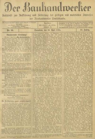 20. April 1895, Nr. 16
