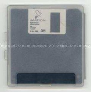 Diskettenhülle mit Diskette "3M"
