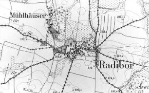 Radibor. Meßtischblatt, Sekt. Luttowitz, 1884