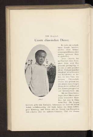 VIII. Kapitel. Unsere chinesischen Diener.