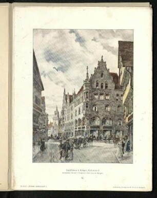 Geschäftshaus in Stuttgart, Kirchstrasse 3. Außenansicht.