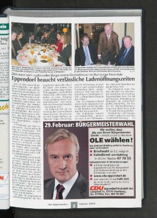 Diskussion beim traditionellen Bürgervereins-Grünkohlessen im Hamburger Hafenklub: Eppendorf braucht verlässliche Ladenöffnungszeiten