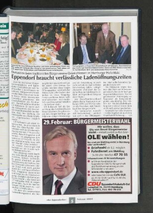 Diskussion beim traditionellen Bürgervereins-Grünkohlessen im Hamburger Hafenklub: Eppendorf braucht verlässliche Ladenöffnungszeiten