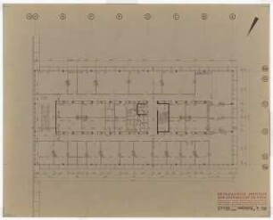 Physikalische Institute der Universität Köln: 2. Physik Grundriss OG, 1:100