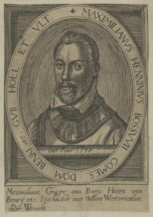 Bildnis des Maximilianvs Henninivs Bossvvii