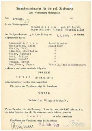 Bosin, Johann
