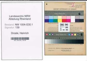 Entnazifizierung Heinrich Droste , geb. 18.03.1881 (Geschaeftsinhaber)