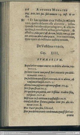 [Cap. XIII.] De Vestibus uxoris