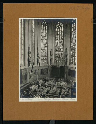 383, Tübingen. Stiftskirche. Chor vom Lettner. (Nr. 3952).