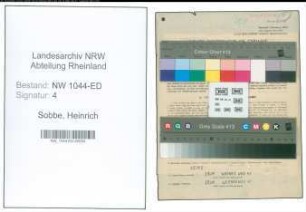 Entnazifizierung Heinrich Sobbe , geb. 10.03.1921 (Lehrer)