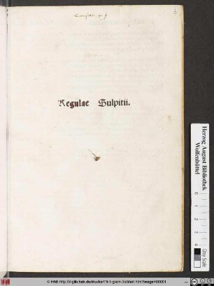 Regulae Sulpitii