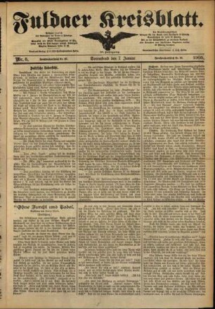 Ausgabe vom Samstag, den 07. Januar 1905.