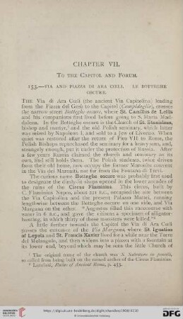 Chapter VII. To the Capitol and Forum