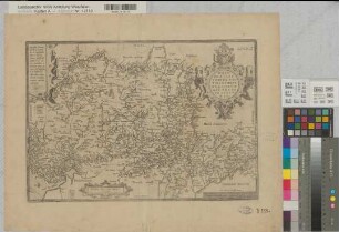 Westfalen Übersichtskarte Westphaliae totius finitimarum regionum accurata descripta 1579 5 große westf. Meilen = 8,8 cm 33,5 x 48,5 Stich Christian Schrot aus Ortelius B Nr. 355a