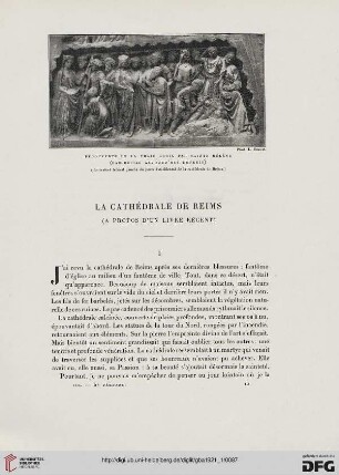 5. Pér. 3.1921: La cathédrale de Reims : (à propos d'un Livre récent)