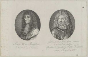 Bildnis des Louis de Condé und des John Churchill of Marlborough