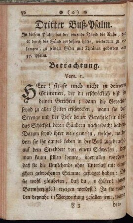 Dritter Buß-Psalm.