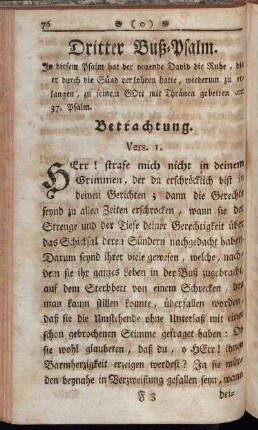 Dritter Buß-Psalm.