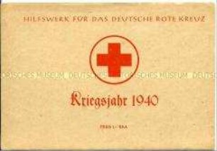 Hülle für Kriegspostkarten-Serie des Roten Kreuzes