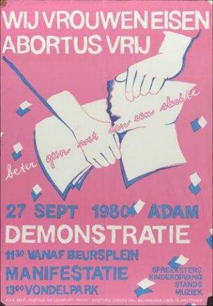 Wij Vrouwen Eisen Abortus vrij