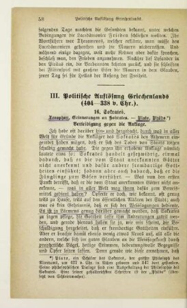 III. Politische Auflösung Griechenlands (404-338 v. Chr.)