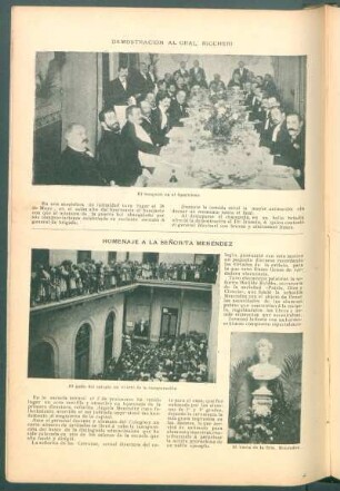 Homenaje á la señora Menéndez