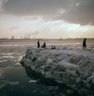 Elbe bei Wittenberge : Winter an der Elbe bei Wittenberge