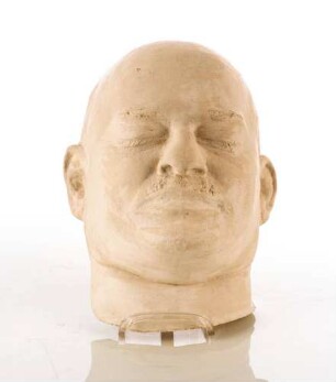 Totenmaske des deutschen Politikers Gustav Stresemann (1878-1929)