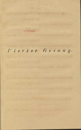 Vierter Gesang.