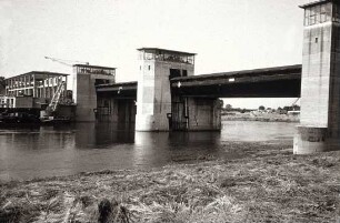 Baustelle Wehr Drakenburg/Weser