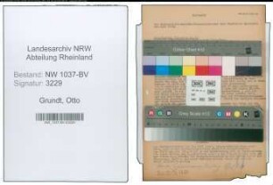 Entnazifizierung Otto Grundt , geb. 00.00.0000 (Reg.Inspektor)