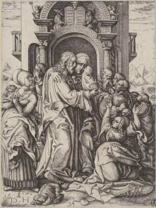 Maria nimmt Abschied von Christus