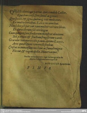 Glückwunschgedicht