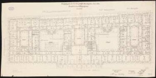 Eisenbahndirektion, Köln: Grundriss 3. OG 1:100
