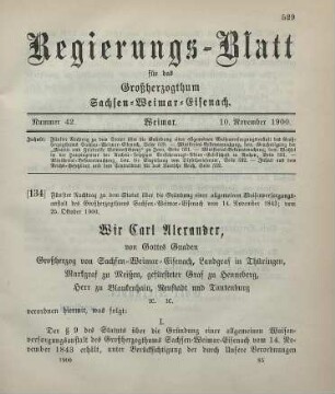 134. Fünfter Nachtrag zu dem Statut über die Gründung einer allgemeinen Waisenversorgungsanstalt des Großherzogthums Sachsen-Weimar-Eisenach