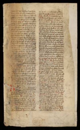 Sermones de tempore (Fragment)