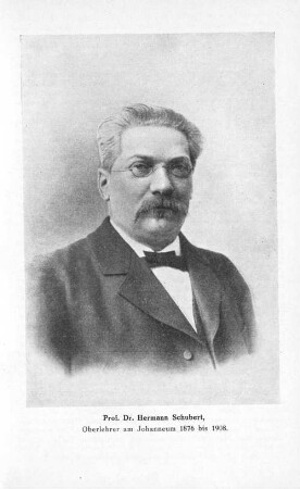 Prof. Dr. Hermann Schubert