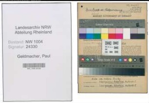 Entnazifizierung Paul Geldmacher , geb. 23.08.1919 (Fahrer)