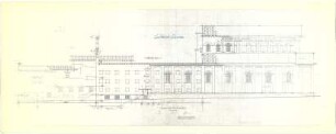 Döllgast, Hans; München; Basilika St. Bonifaz, Umplanung - Westseite (Ansicht)