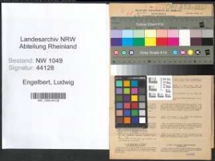 Entnazifizierung Ludwig Engelbert , geb. 18.06.1902 (Verwaltungsangestellter)