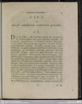 Cap. I. De diversis commissionum caesarearum generibus