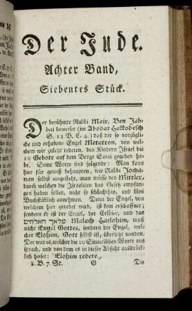 Siebentes Stück.