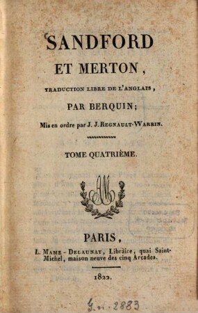 Sandford Et Merton, 4