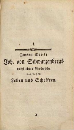 Georg Theodor Strobels Vermischte Beiträge zur Geschichte der Litteratur