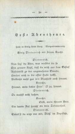 Erste Abentheure
