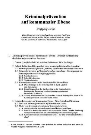 55-110, Kriminalprävention auf kommunaler Ebene