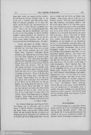 VI. Gottesdienstliches